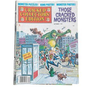 Vintage 1981 Those CRACKED Monsters Special Collectible Comedy Satire Comic Book